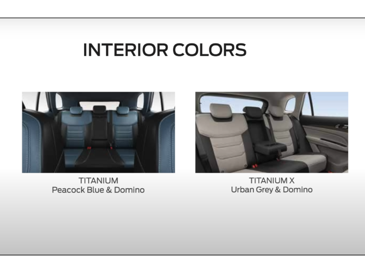 New Ford Territory SUV Interior Colors 